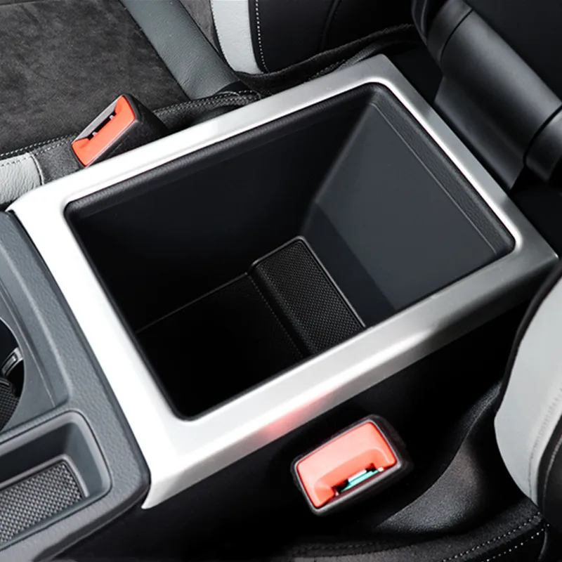 ABS центральный подлокотник коробка рамка украшение крышка отделка для Audi Q3 углеродного волокна цвет автомобиля Стайлинг интерьерные аксессуары