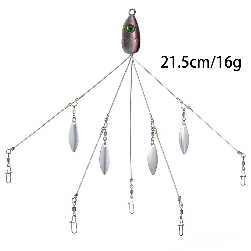 Ultimate 5-Arm Umbrella Rig with Spinner