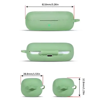

Silicone Wireless Bluetooth Earphone Case for hua wei flypods 3i Protective Cover with Carabiner Freeship