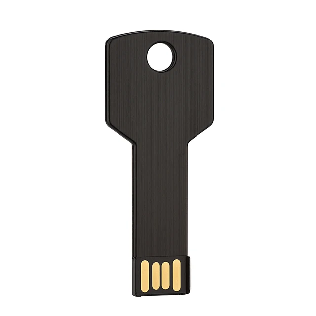 Key USB Flash Drive 64GB Metal Pendrive 4GB High Speed USB Stick 32GB Pen Drive 16GB