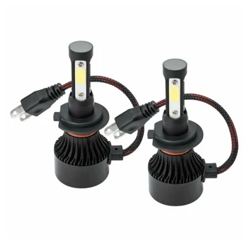 

2pcs 4-Sided H7 LED Headlight Kit 2000W 300000LM High/Low Beam Bulb 6000K White Car decoration accessories car light