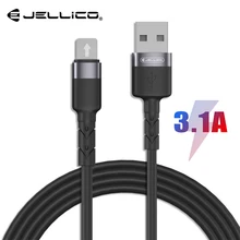 Jellico 1 м мягкий силиконовый USB кабель для iPhone 11 pro Max type C кабель Micro кабель для samsung USB C кабель