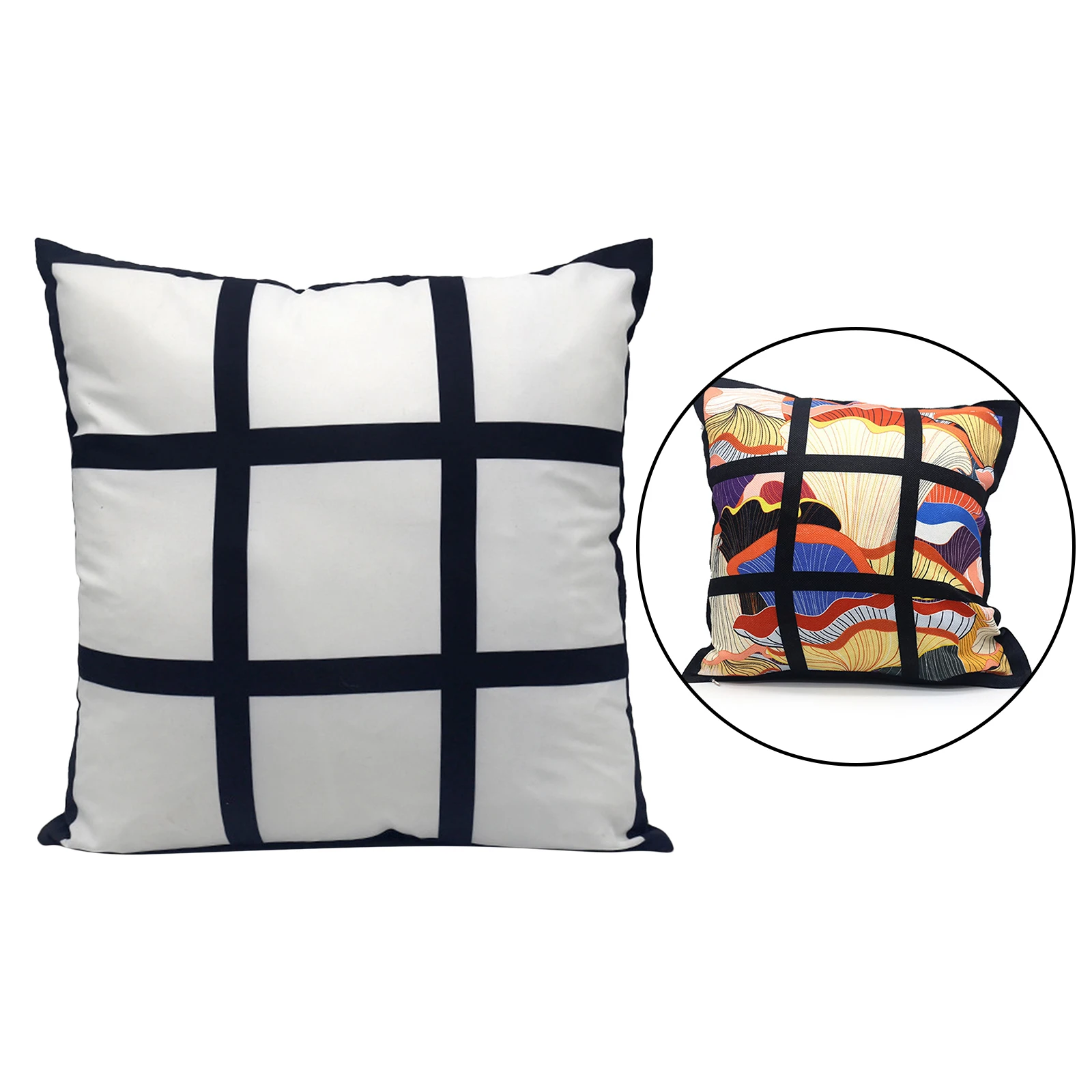 Sublimation Sequin Pillow Blanks  Cover Cushions Sublimation - Pillow  Covers 40x40cm - Aliexpress