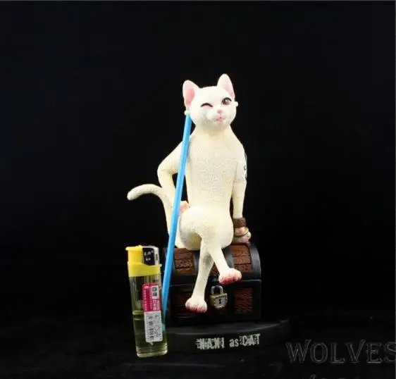 One piece/Sea King 15 юбилейный выпуск серии животных моделирование нами Белый Кот сидя сундук Гараж Комплект