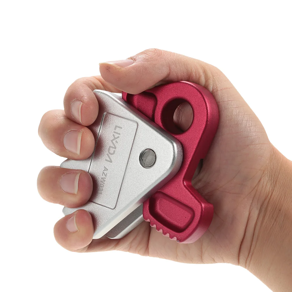 Lixada 15kN Rock Climbing Rope Grab Protection Equipment for 9-12mm Rope Outdoor Climbing Tools
