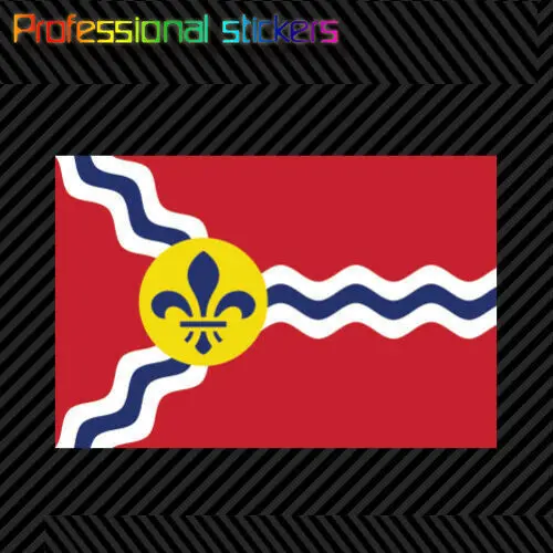 

Наклейка с флагом St. Louis, высеченный виниловый флаг от St Louis Mo, наклейка s для автомобилей, домов на колесах, ноутбуков, мотоциклов, офисных принадлежностей