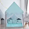 [TML] Indoor Game Room children tent Include Colored lights, fence, mat Kids Playhouse Princess castle Play house girl gift 4