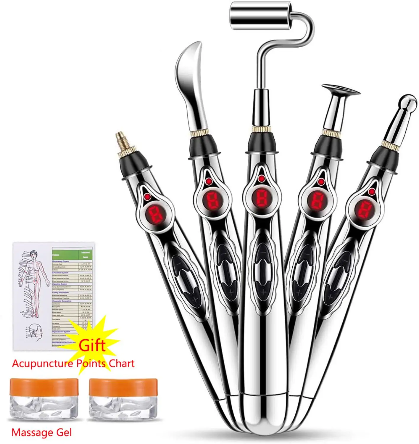 Massage-Pen Energy-Pen Pulse-Meridian Multi-Function Electronic-Acupuncture Pain-Relief