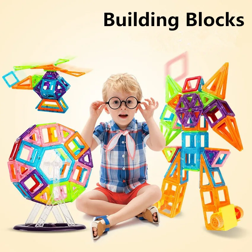magnetic building game