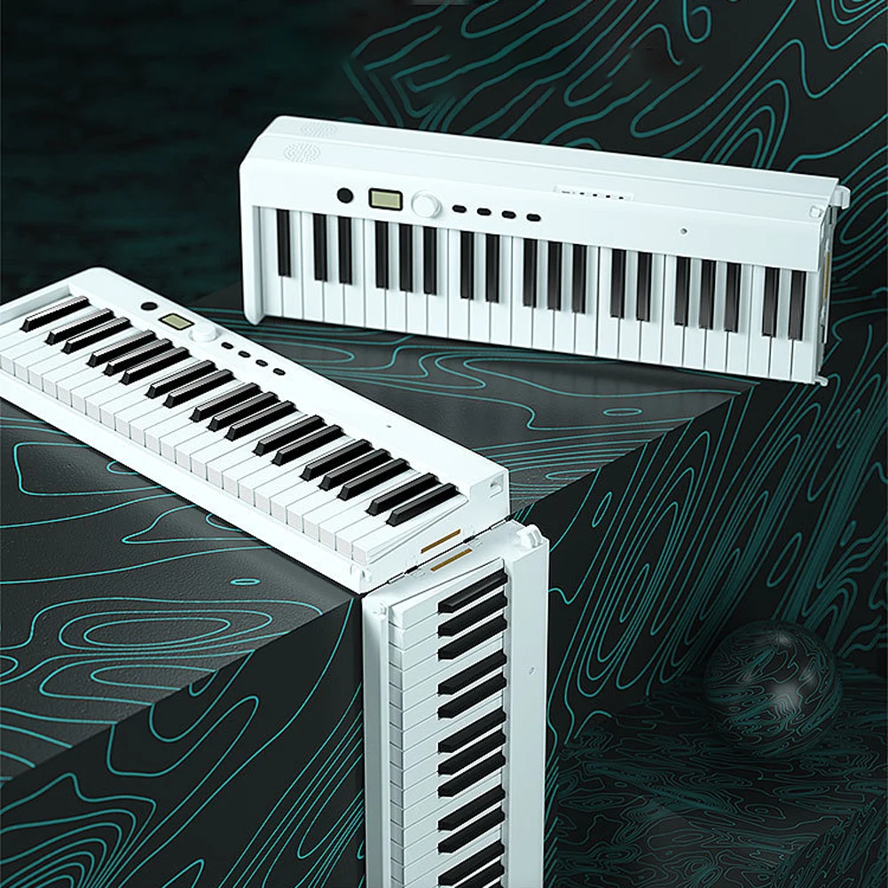 

88-Keys Foldable Piano Multifunctional Digital Piano Portable Electronic Keyboard Piano for Piano Student Musical Instrument