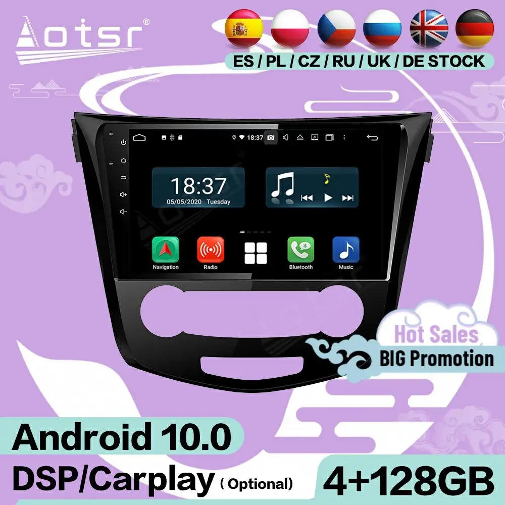 2Din Carplay Stereo Android Multimedia Für Nissan X Trail T32 Qashqai