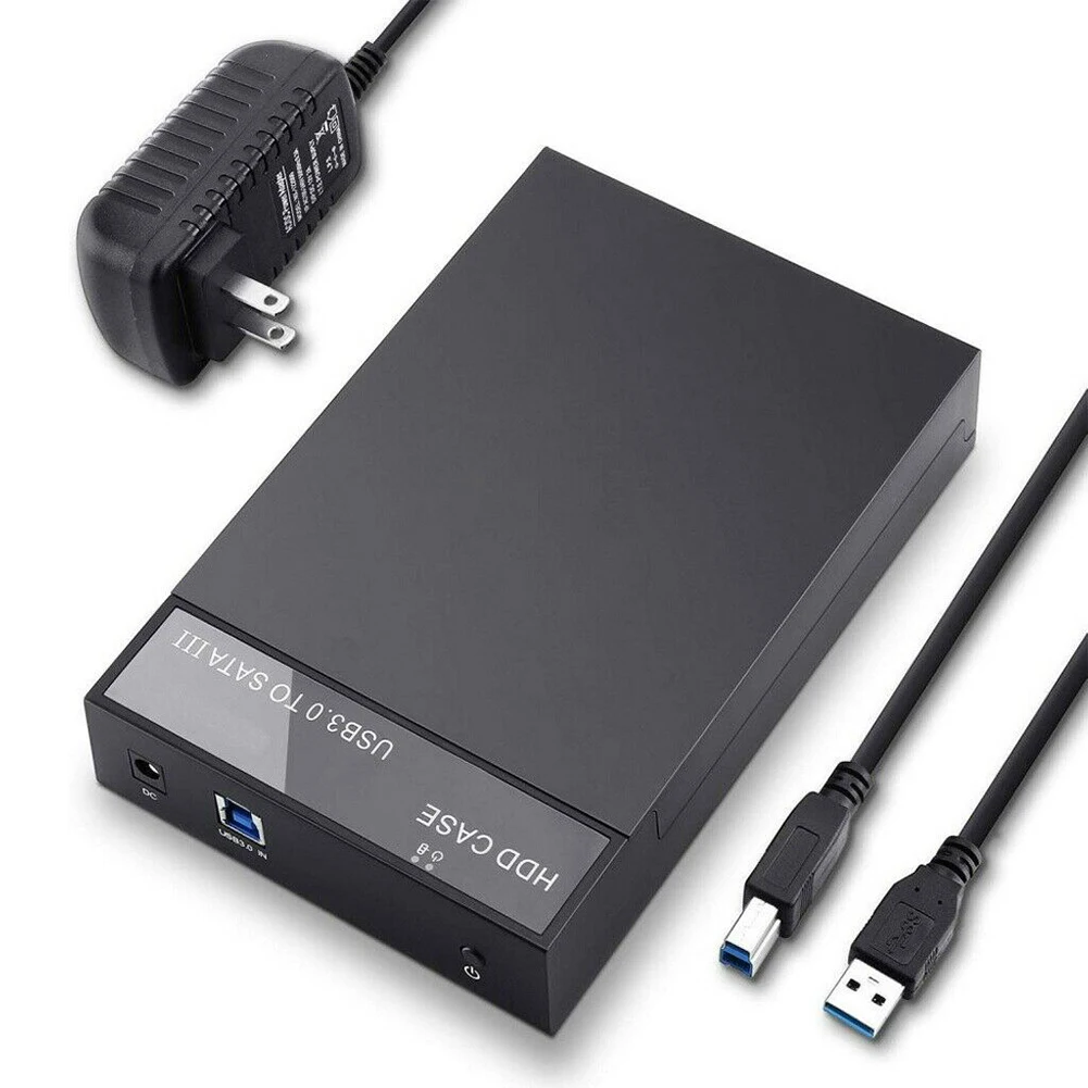 2," адаптер док-станция SATA к USB 3,0 Plug And Play Чехол ударопрочный твердотельный жесткий диск корпус ABS внешний HDD
