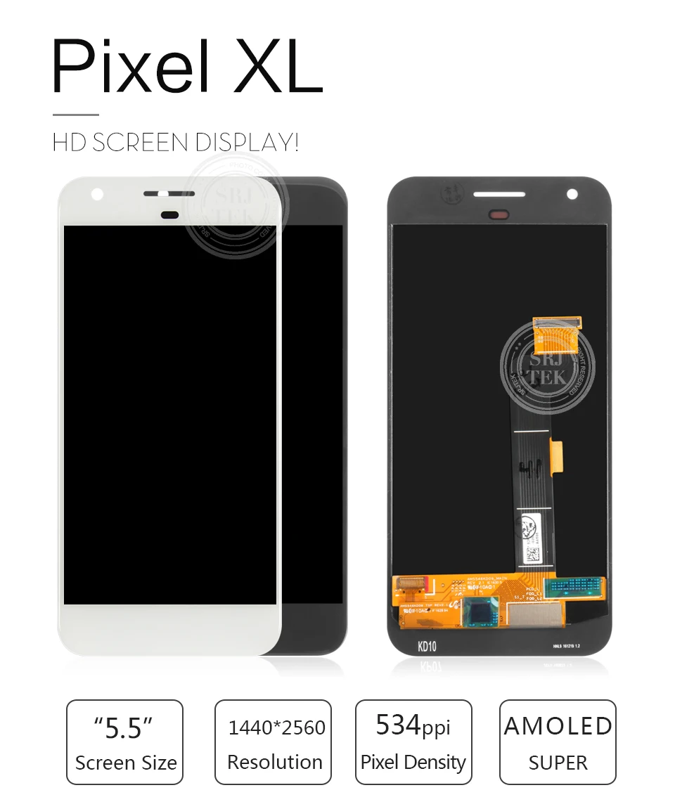 Для htc Nexus M1 Google Pixel XL ЖК-дисплей кодирующий преобразователь сенсорного экрана в сборе Google Pixel XL ЖК-экран Pantalla Замена