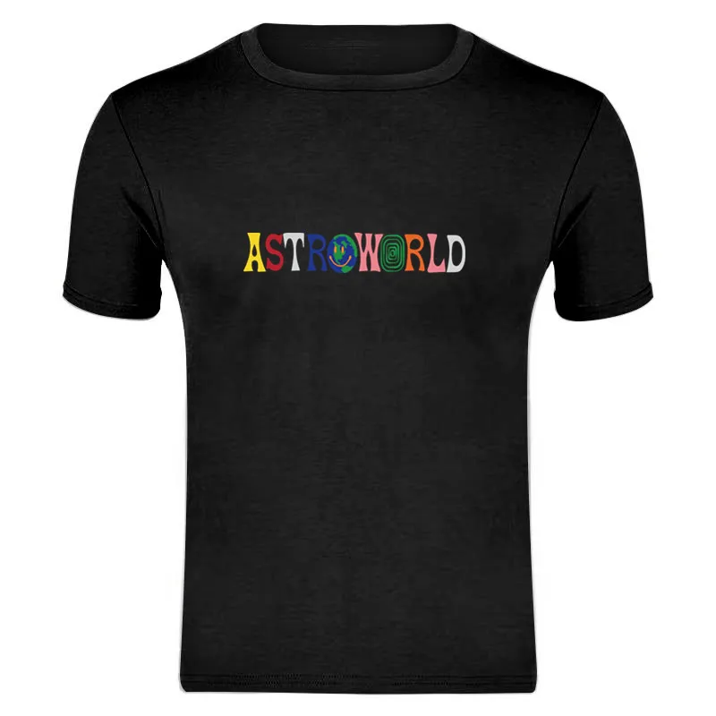 

2019 New Fashion Hip Hop T Shirt Men Women Travis Scotts Astroworld Harajuku T-Shirts Wish You Were Here Letter Print Tees Tops