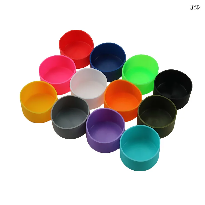 JCD-cubierta inferior para bidón de agua para deporte, posavasos de silicona, antideslizante, resistente al deslizamiento, uso doméstico, 7,3 cm