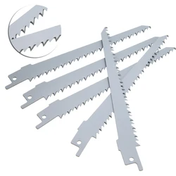 Lames de scie alternative HCS, 150mm, outil de coupe pour bois et plastique, 5 pièces 