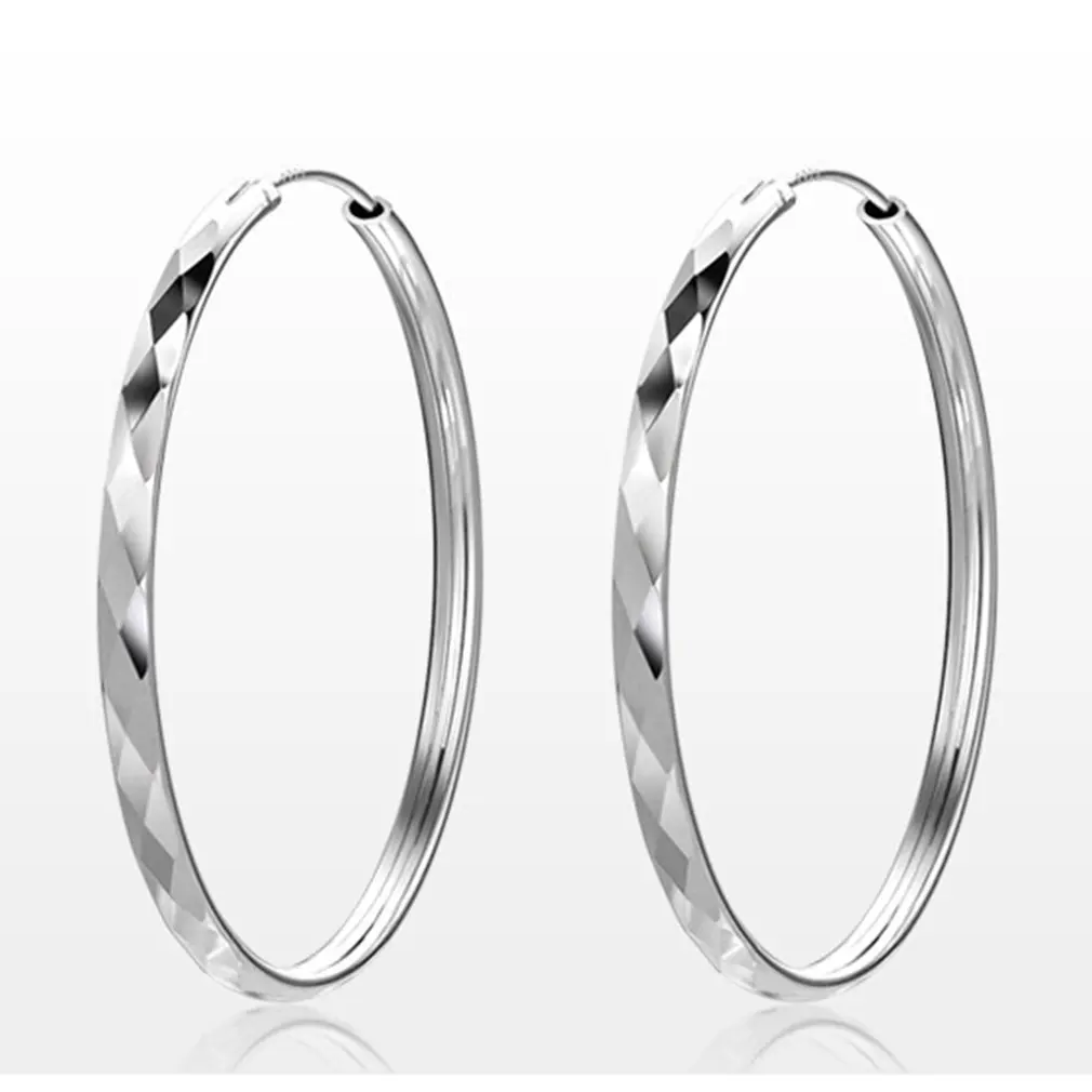 

Screw Big Hoop Circle Earrings Wedding Ear Hooks Earrings for Women Fashion Personalized Jewelry Birthday Gift Hot