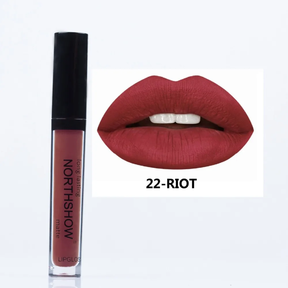 24 шт., матовая губная помада Maquillaje Batom Liquido mate Rouge A Levre, стойкий макияж, набор, прозрачный блеск для губ, тинт для губ