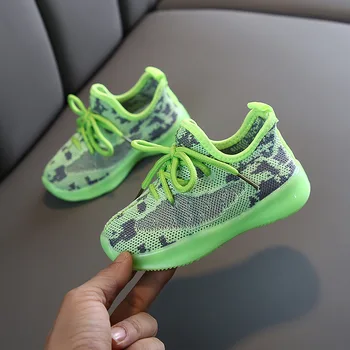 

Children Casual Shoes Toddler Fly knit Soft Bottom Breathable Sneakers Fashion Lightweight Running Kids Shoes Sports Girls Shoes