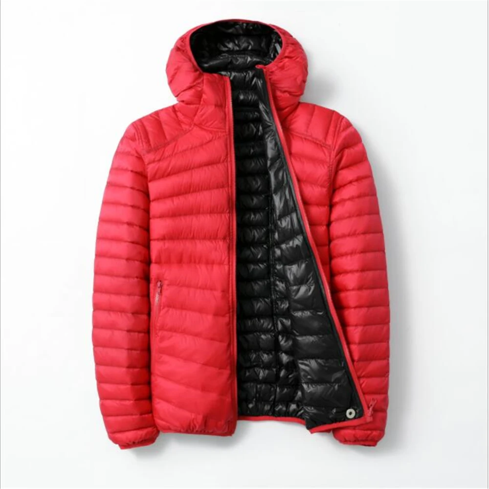 

2021 Women's Autumn Winter Warm Coat Jackets For Two Side Parka Female Jacket Outwear Jackets Ultra Thin Down Jacket