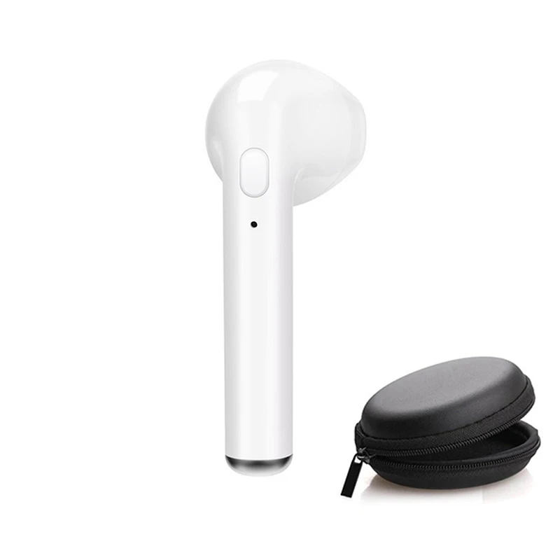 I7s TWS Bluetooth 5,0 наушники стерео вкладыши Bluetooth гарнитура с зарядным устройством беспроводные гарнитуры для всех смартфонов - Цвет: Right white with box