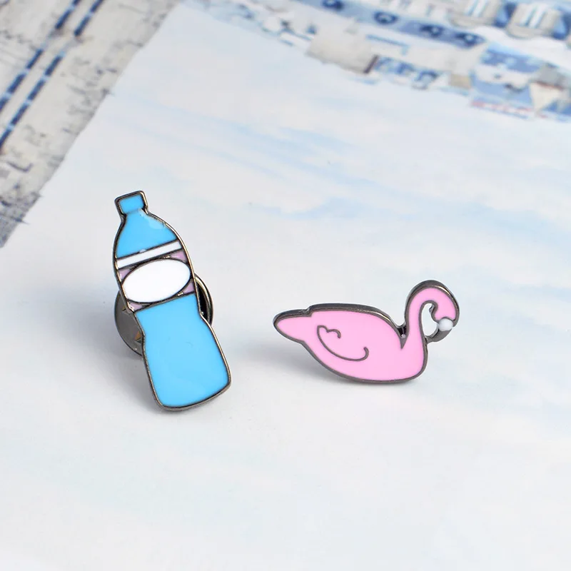 AliExpress Wish Hot Selling Alloy Accessory Fruit Bear Mountain Cartoon Cool Brooch Alloy Badge