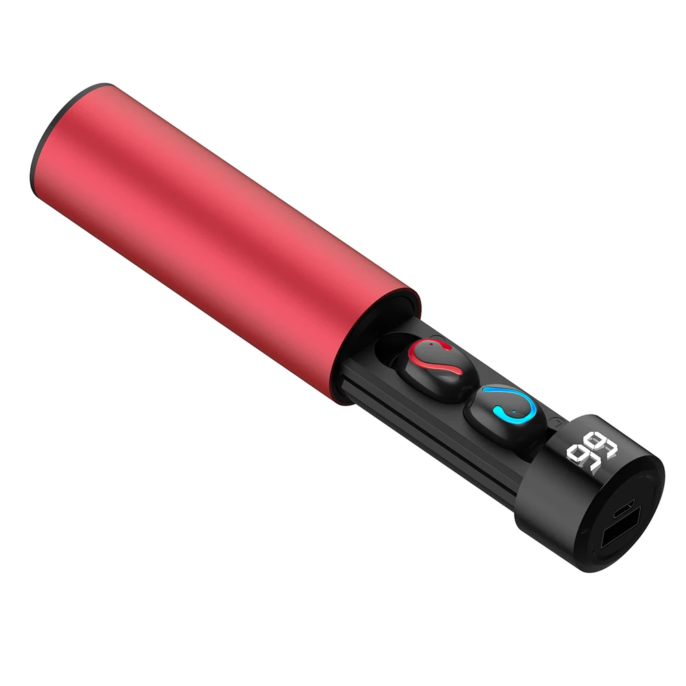 Мини bluetooth-наушники, беспроводные голосовые звонки, музыка, стерео наушники с power Bank LHB99