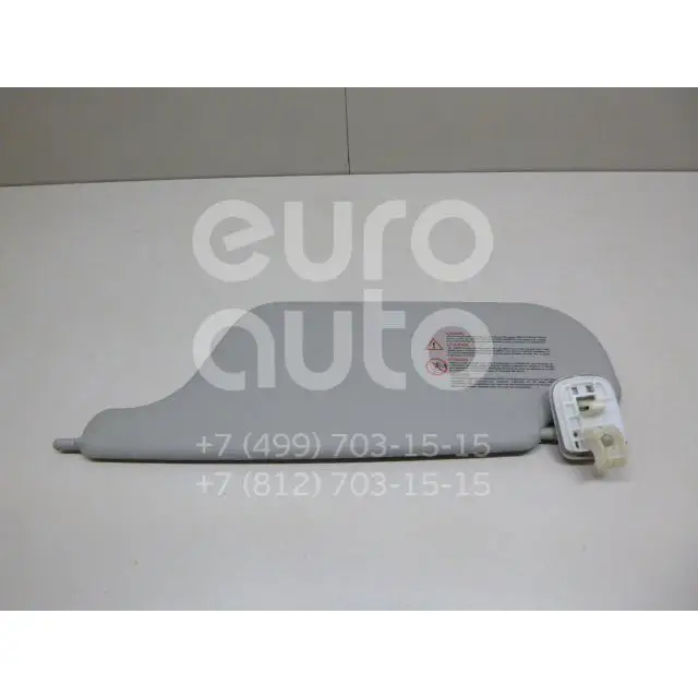Козырек солнцезащитный(внутри), состояние – Б/У,, для Renault Clio III 8200294229 ПРАВЫЙ 8200294229