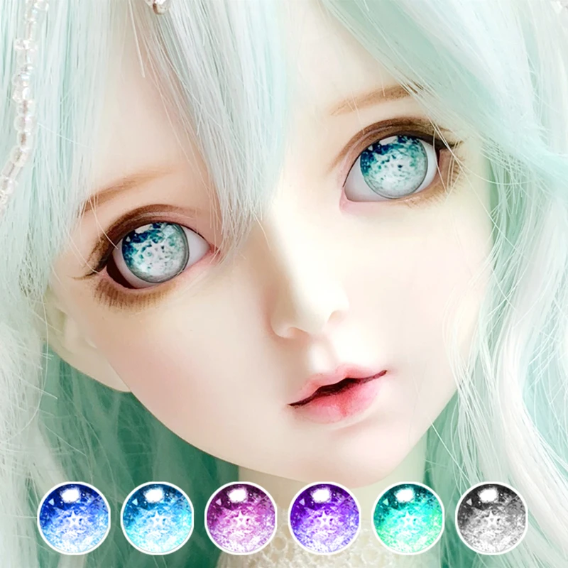 Металлические Глаза AIIaosify BJD кукольные глаза Aurora|Куклы| |