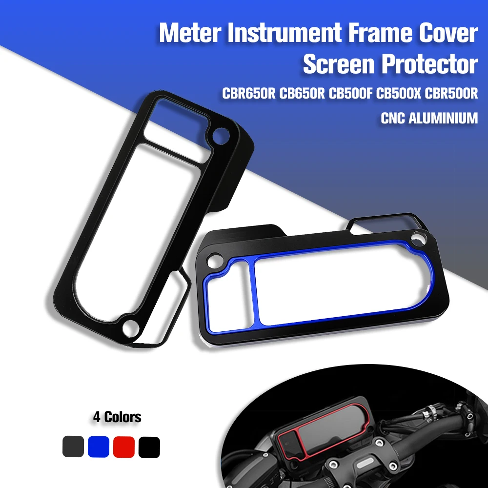

FOR HONDA CB 500F CB500X CB650R CBR500R CBR650R Instrument Hat Meter Cover Guard Instrument Frame Cover Screen Protector Cover