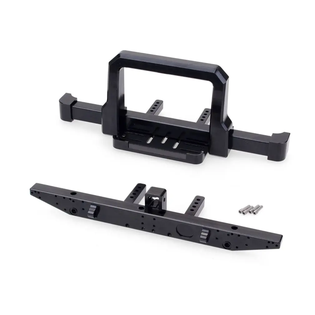Розовый RC металлический передний/задний бампер RC модель части для 1/10 дистанционного управления гусеничный автомобиль Traxxas TRX-4 Запчасти для обновления - Цвет: Розовый