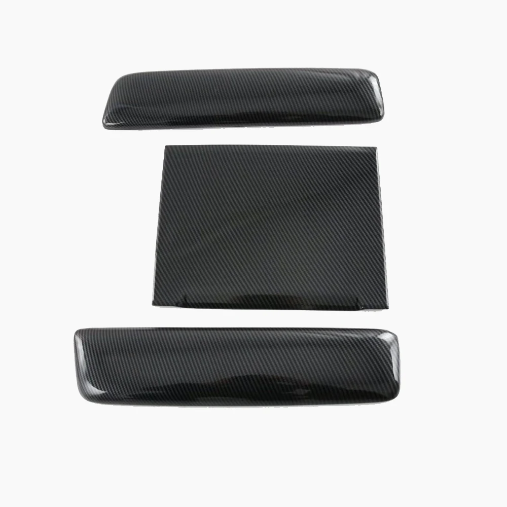 For Toyota Sienna 2021 2022 ABS Carbon Fiber Car Armrest Box Panel Cover Trim Center Console Decoration Stickers Accessories