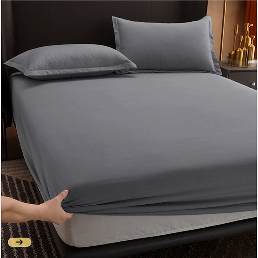 Мягкая натяжная простыня с эластичной резинкой твердая простыня-устойчивость к