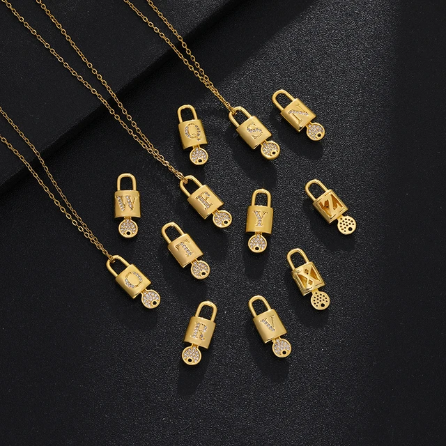 Necklaces Initial Letters, Initial Necklaces Women