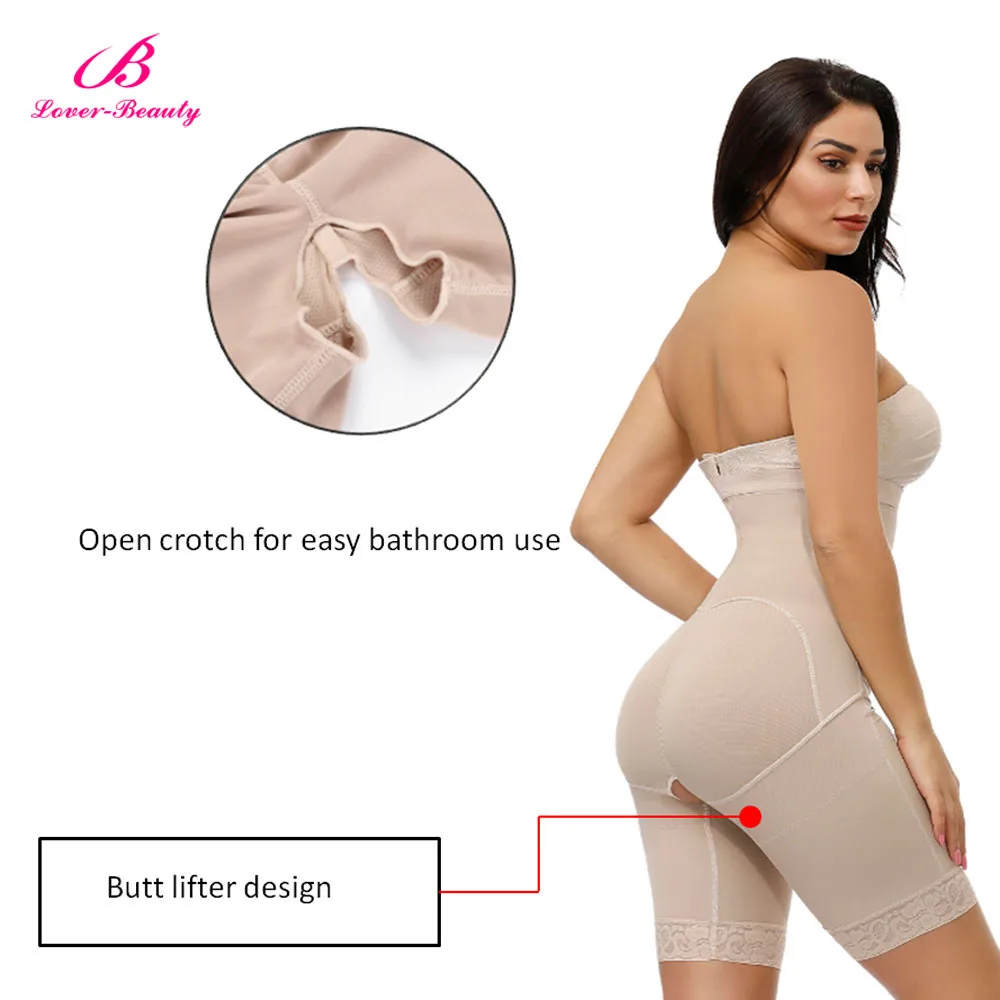Lover beauty формирователь всего тела с утяжкой на животе корсаж Талии Тренажер Корректирующее белье Утягивающие трусики нижнее белье боди