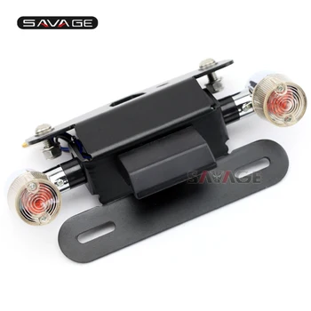 

Soporte de placa licencia luz LED para HONDA MSX 125 Grom 2013-2015 motocicleta cola Tidy Fenr eliminador señal giro