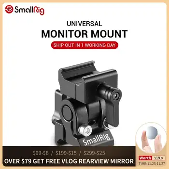 

SmallRig EVF Mount QR Quick Release Camera Monitor Rig Adapter with Nato Clamp for Monitor Viewfinder Support Adjustable 2205