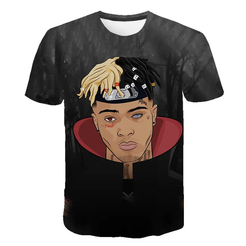 2020 New Xxxtentacion T Shirt Men/Women Fashion Streetwear Hip Hop Style Raper Xxxtentacion 3D Print Men's T-shirt Cool Tops Tee white t shirt