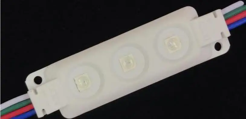 12 мм WS2811 2811 IC полный Цвет Pixel Светодиодный модуль свет DC 5 В вход IP68 водонепроницаемый RGB Цвет цифровой светодиодный пиксель света
