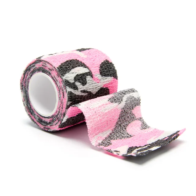 4.5m Camouflage Elastic Bandage Hunt Disguise Elastoplast Wrap Tape Self Adhesive Sports Protector Ankle Knee Finger Arm Bandage C