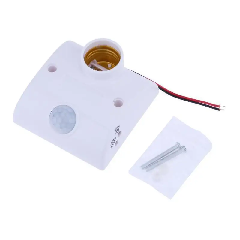 

E27 PIR Infrared Motion Sensor LED Light Lamp Holder LED Lamp Base PIR Motion Sensor Switch Light Holder Socket