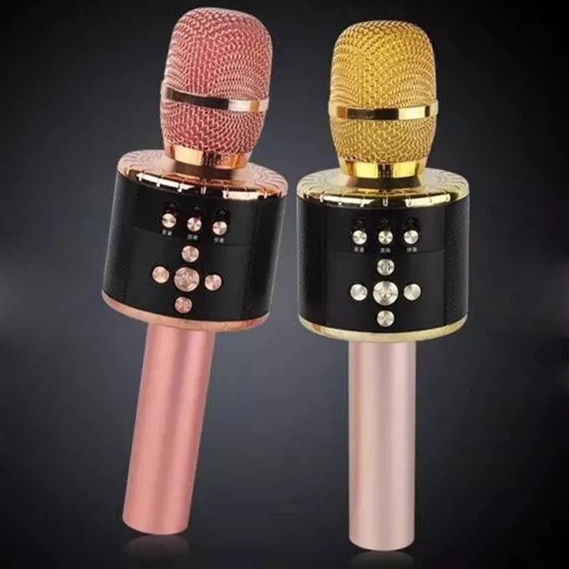 BESTWireless Bluetooth караоке портативный ручной микрофон с контролируемым красочным Светодиодный подсветкой, для Android/iPhone/PC или всех
