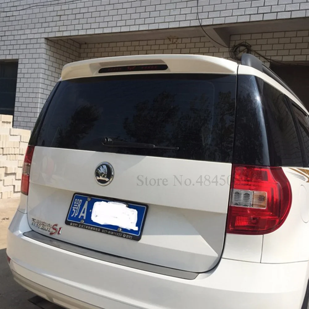 AITWATT для Skoda Yeti черный спойлер 2013 до высокое качество АБС пластик автомобиль задний багажник крыло багажника белый спойлер для автомобиля
