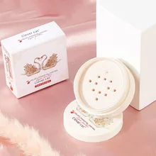 Светильник-Лебедь, мягкий и светильник, медовый порошок, Изысканный тонкий, освежающий, контролируемый поры, контролируемый маслом, фиксирующая пудра для макияжа