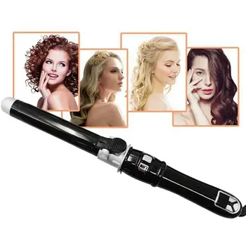 

Professional Automatic 28mm Hair Iron Curl Wand Home Salon Tool US Plug