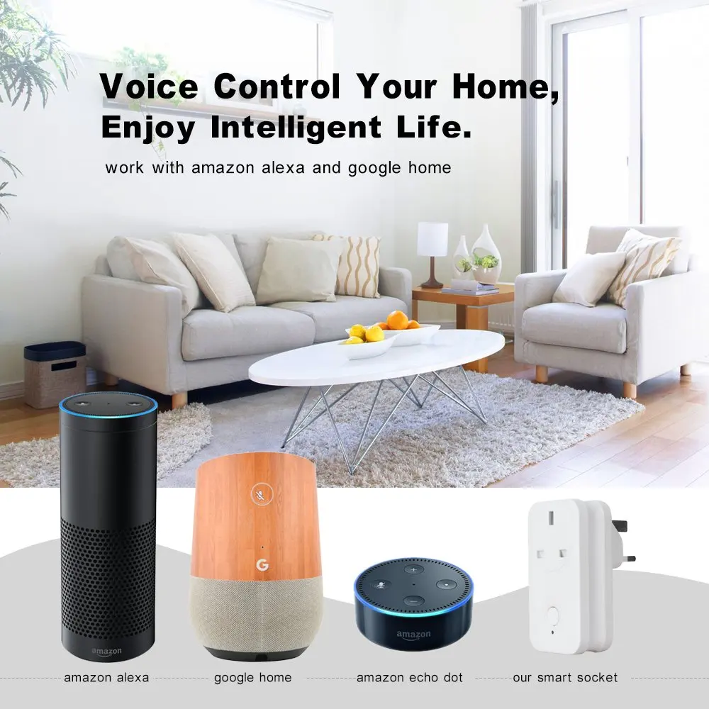Wi Fi переключатель Smart Home для Apple Homekit Vstarcam умная розетка fr ALexa Echo Google адаптер ЕС США