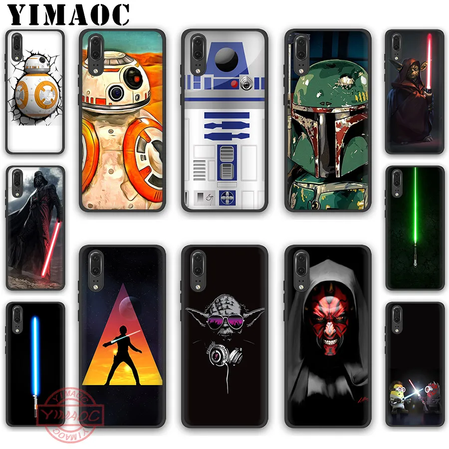 

YIMAOC Lightsaber Star Wars Soft Silicone Case for Huawei P30 P20 Pro P10 P9 P8 Lite 2017 2018 2019