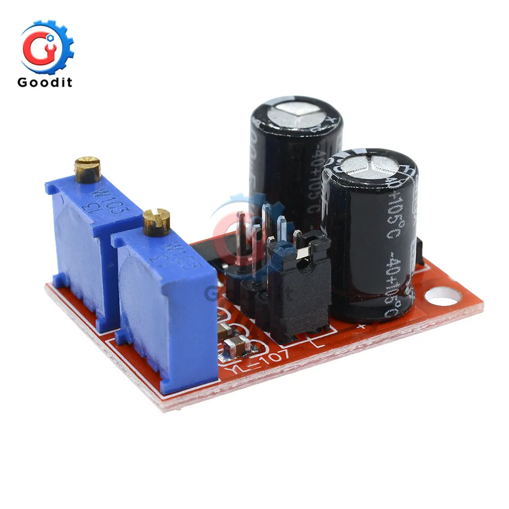 NE555 Pulse Frequency Duty Cycle Adjustable Module Square Wave Signal Generator Stepping Motor Driver LED Indicator Module