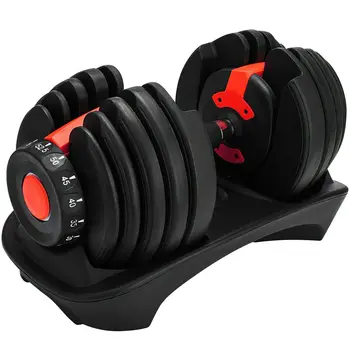 

Adjustable Dumbbells 24kg Selectable Weights Home Gym 552lbs Lifting Strong
