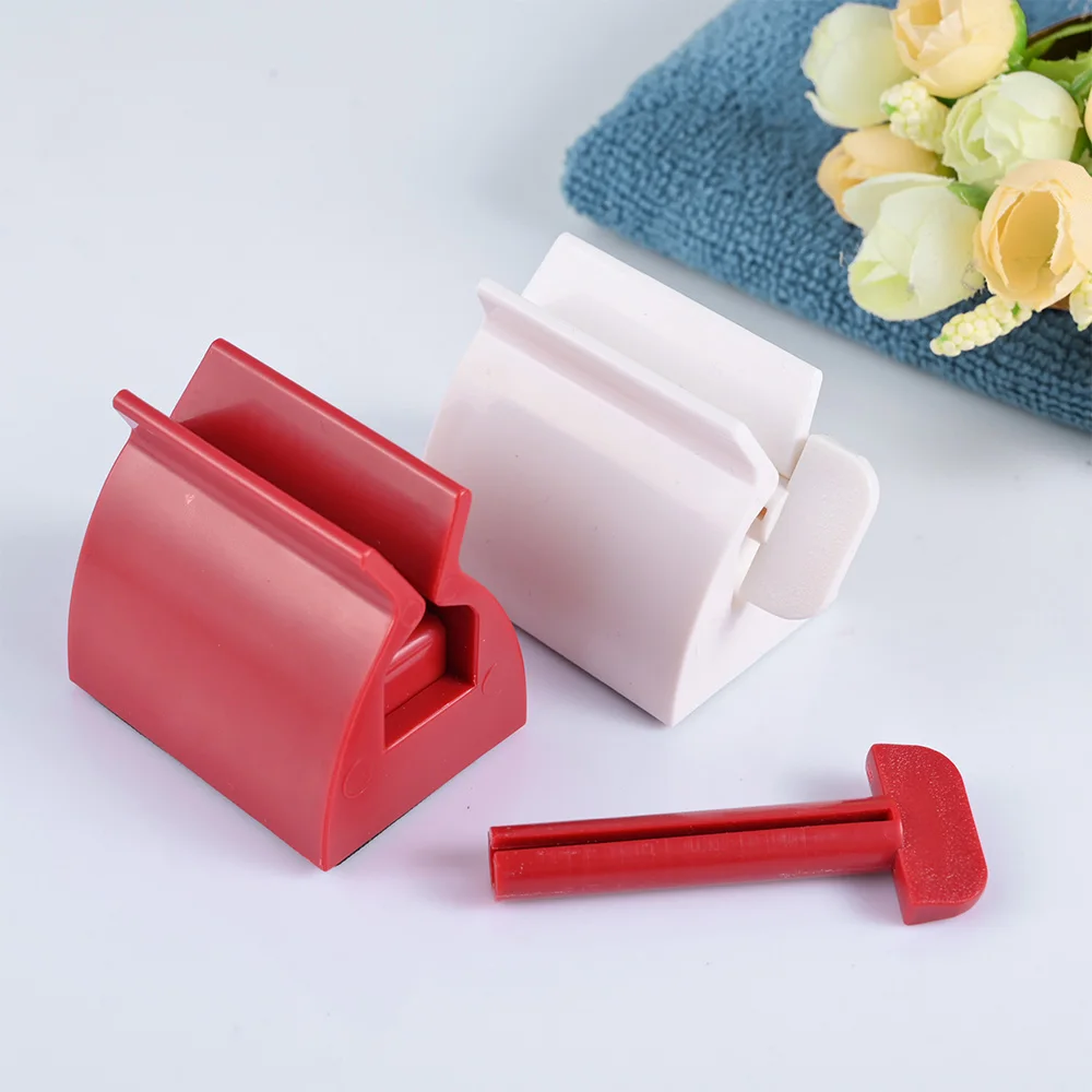 Plastic Toothpaste Tube Squeezer Easy Dispenser Roll Holder Bathroom Supplies Vy